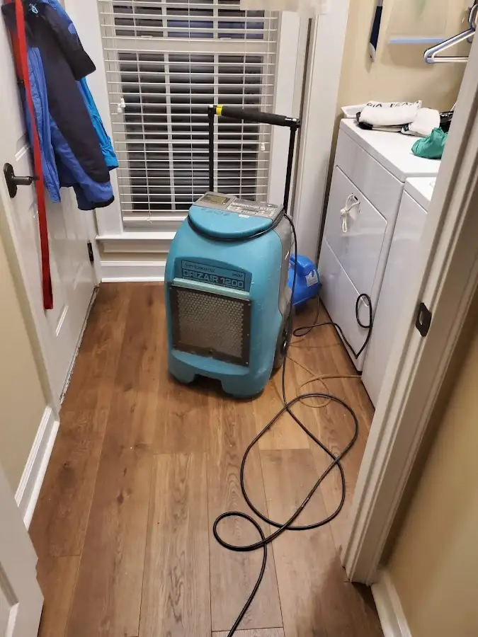 Commercial dehumidifier deployed for Flood Damage Cleanup in Henryetta